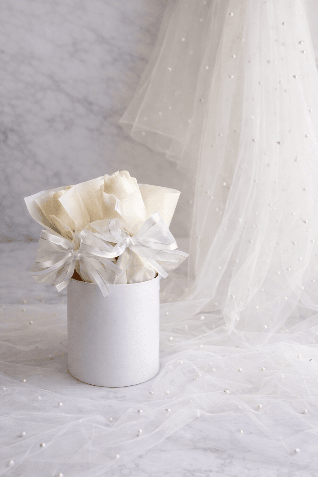 Recuerdo de flores en cera de soya para eventos Velis